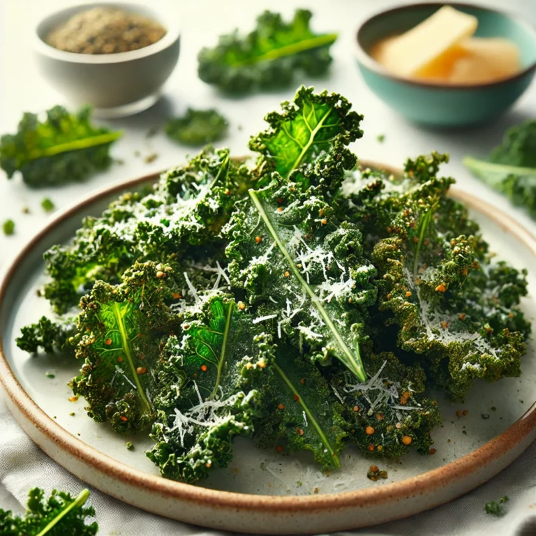 Chips de chou Kale au Parmesan