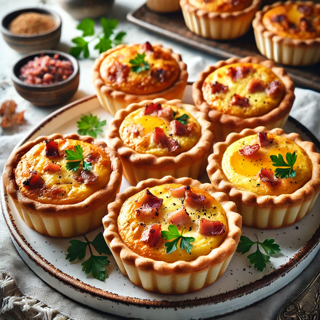 Recette de Mini Quiches Lorraine