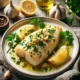 filet de poisson blanc à l'ail et citron