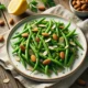 Salade de haricots verts et amandes