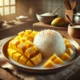 Sticky rice with mango