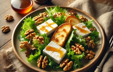 salade de chèvre chaud