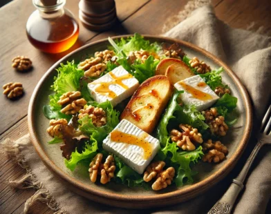 salade de chèvre chaud