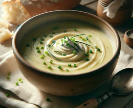 soupe de poireaux et de pomme de terre