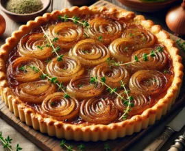 Tarte Fine aux oignons caramélisés