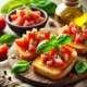 bruschetta tomate-basilic