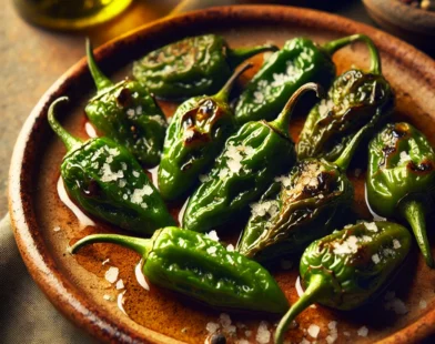 Pimientos del Padrón grillés