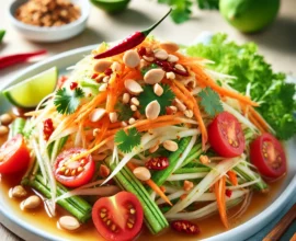 salade de papaye verte (Som Tam)