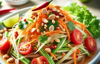 salade de papaye verte (Som Tam)