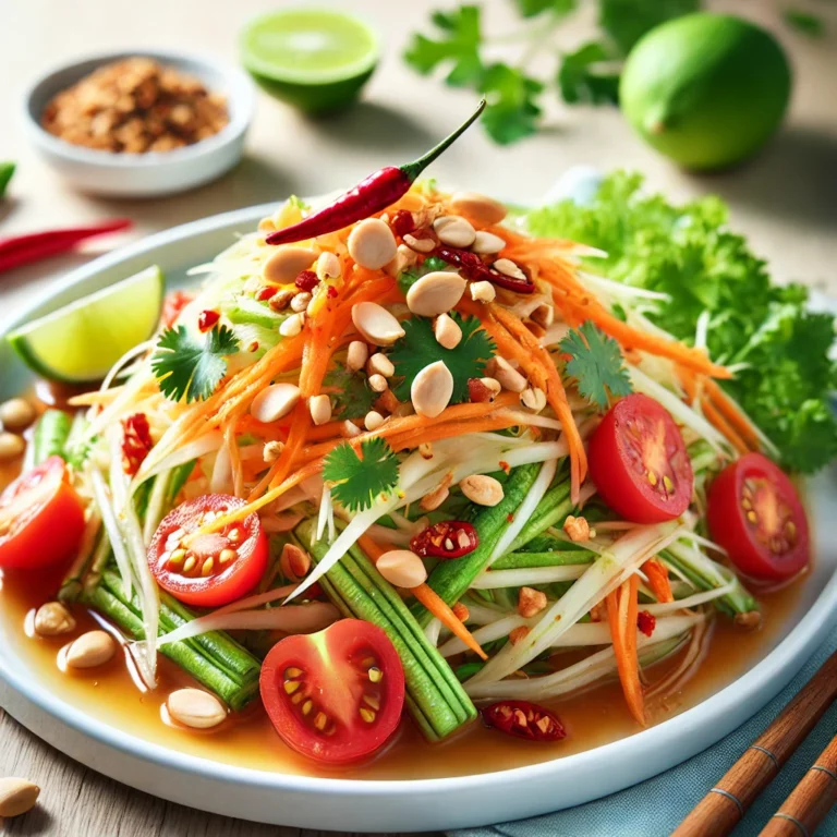 salade de papaye verte (Som Tam)